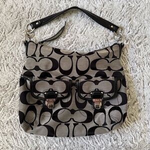 Stylish Black and Gray Women's Bag